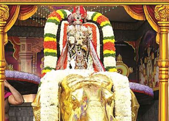 Gaja Vahanam · Srivari Salakatla Brahmotsavam 2026 (Sep 20)