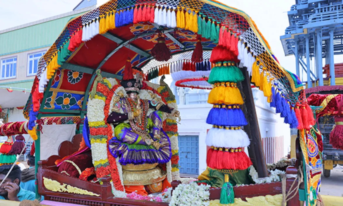 Sri Kalyana Venkateswara Swamy Appears in Mohini Alankaram at Narayanavanam Brahmotsavam 2026