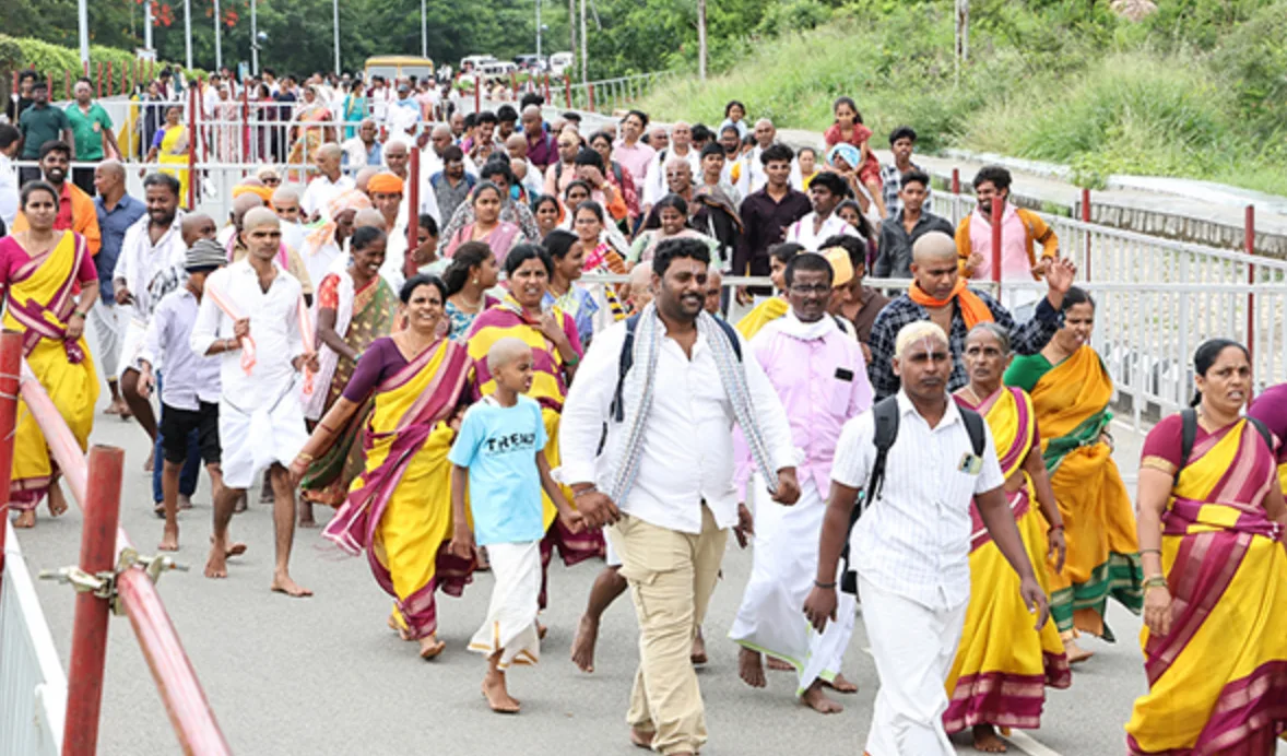 Tirumala Witnesses 2.42 Lakh Footfall in Three Days as Summer Vacation Nears End