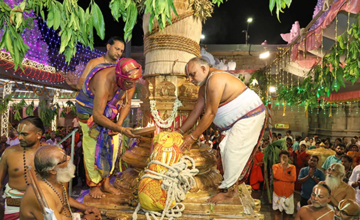 Sri Govindaraja Swamy Brahmotsavam 2026 Concludes with Sacred Dwajarohanam Ceremony at Tirupati
