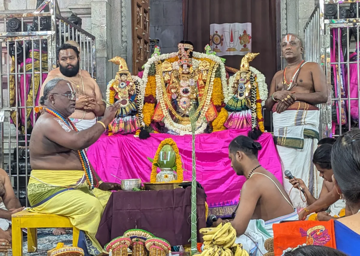 Sri Venkateswara Swamy Brahmotsavams Begin at Kurukshetra Temple with Grand Dhwajarohanam