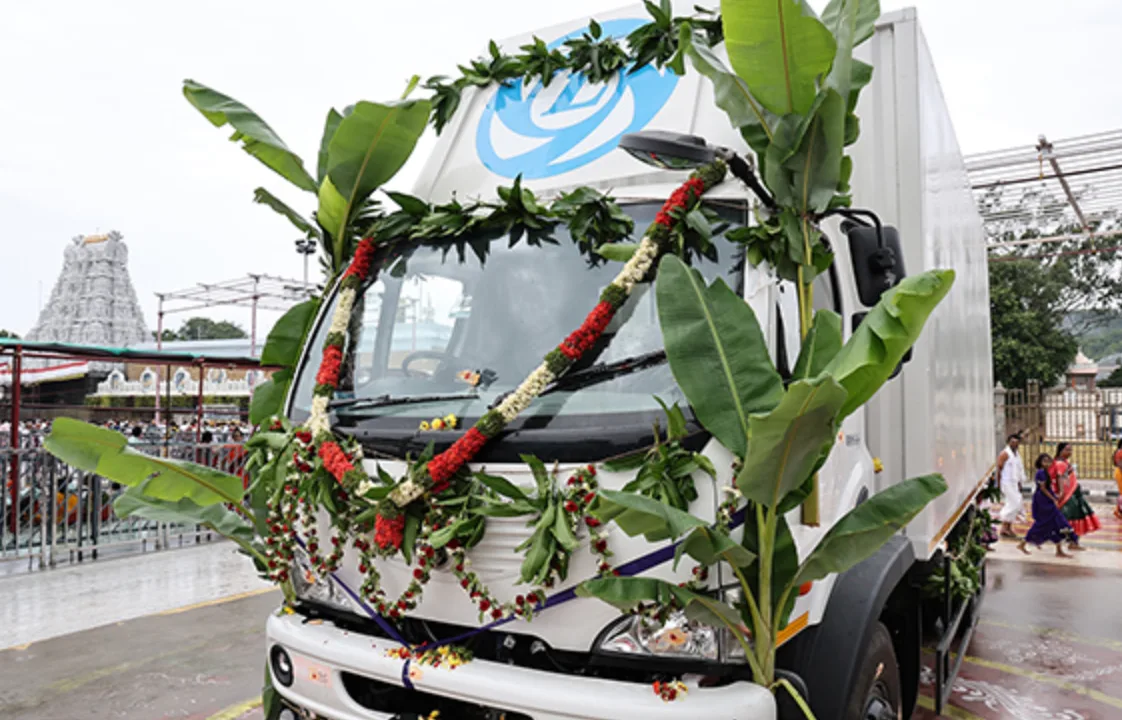 Ashok Leyland Donates Truck Worth ₹31.72 Lakh to TTD for Pilgrim Service Activities