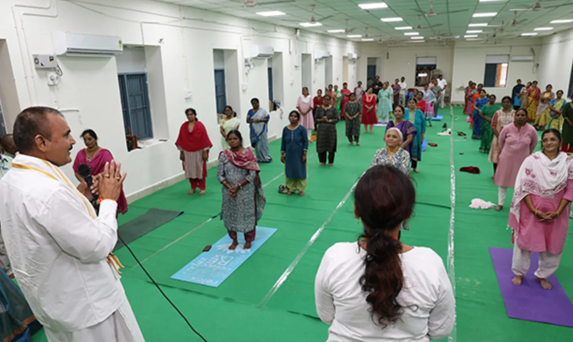 Daily Yoga Enhances Health, Confidence and Inner Strength: TTD JEO Dr. A. Sharath