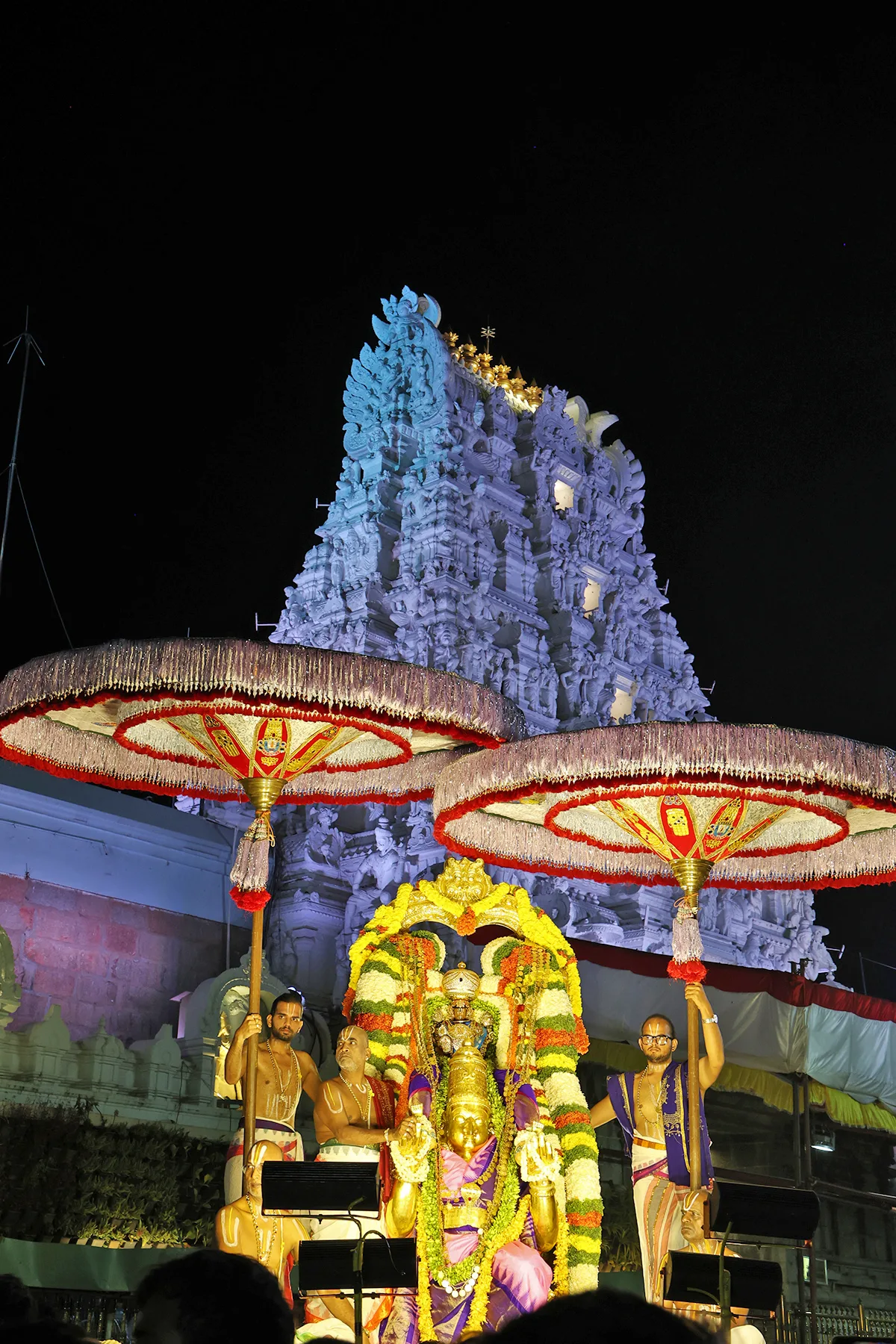 Monthly Pournami Garuda Seva Celebrated with Devotion at Sri Govindaraja Swamy Temple, Tirupati