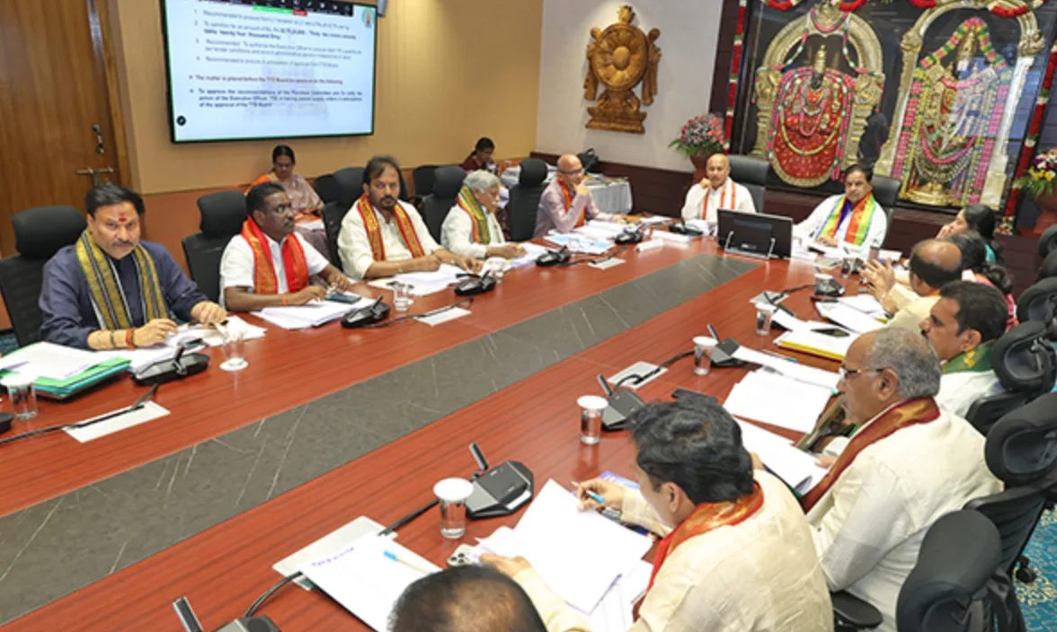 TTD Board Approves Major Decisions: New Donor Policy, SSD Queue Shelters, Vontimitta Pilgrim Rooms & 791 Vedic Scholars