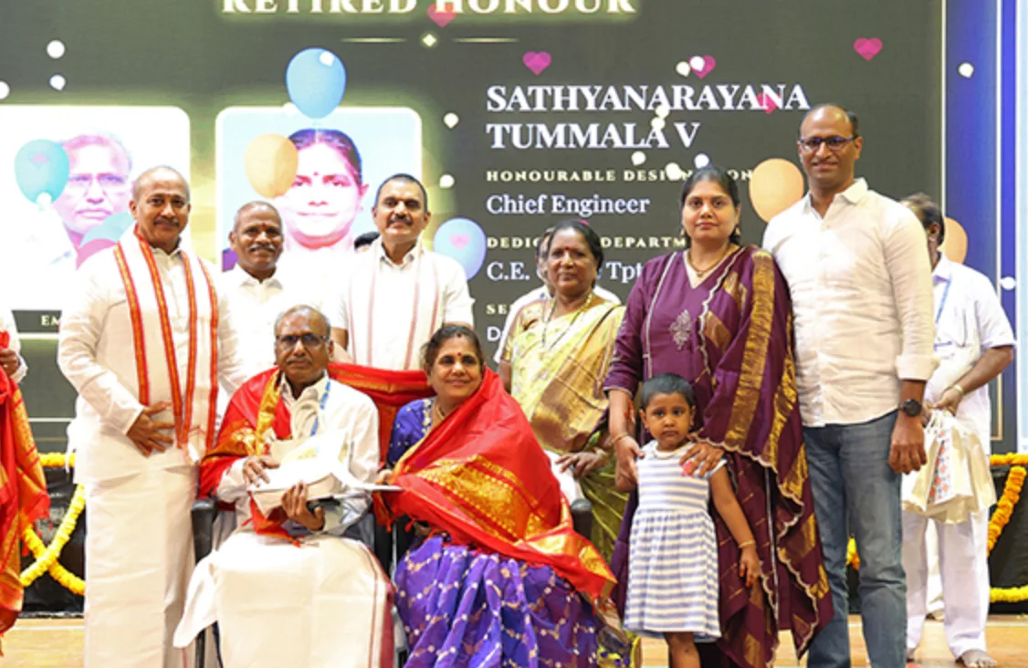 TTD Honours 160 Retired Employees; EO Says Serving Lord Venkateswara Is a Divine Blessing