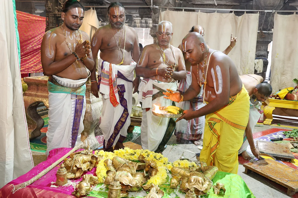 Sri Govindaraja Swamy Jyeshtabhishekam Concludes with Sacred Kavacha Samarpanam at Tirupati