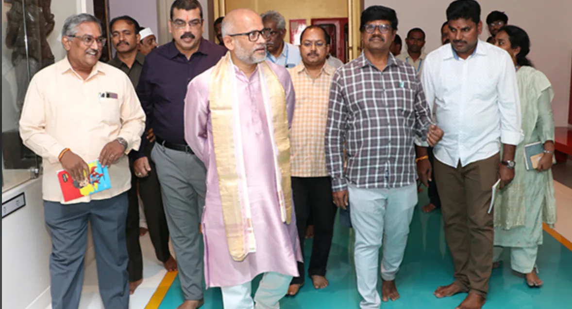 TTD Additional EO Reviews SV Museum Development Works Ahead of Srivari Brahmotsavams