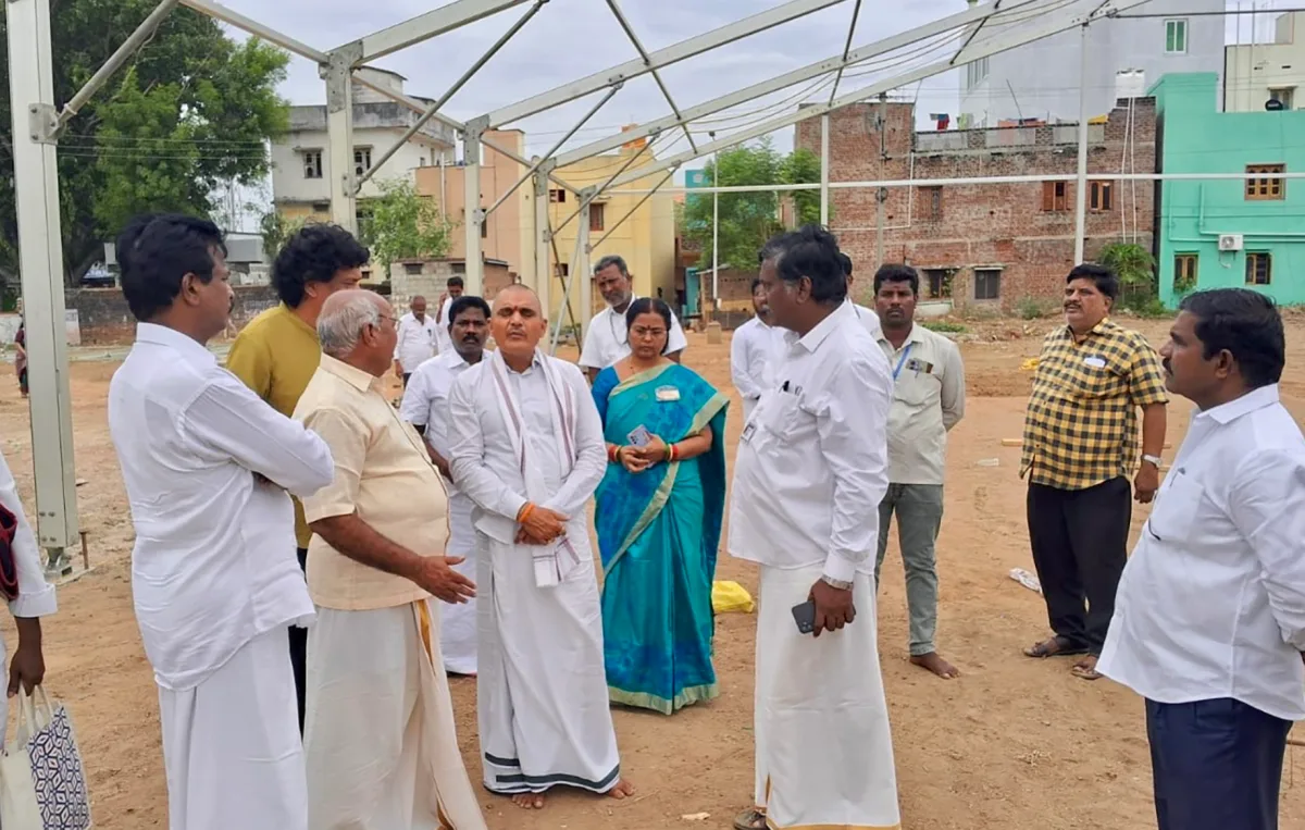 TTD JEO Reviews Arrangements for Deepa Puja at Sri Kodandarama Swamy Temple, Chandragiri