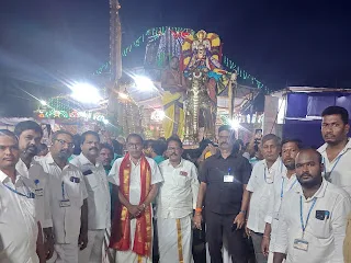 Sri Soumyanatha Swamy Blesses Devotees on Gaja Vahanam at Nandaluru Brahmotsavams