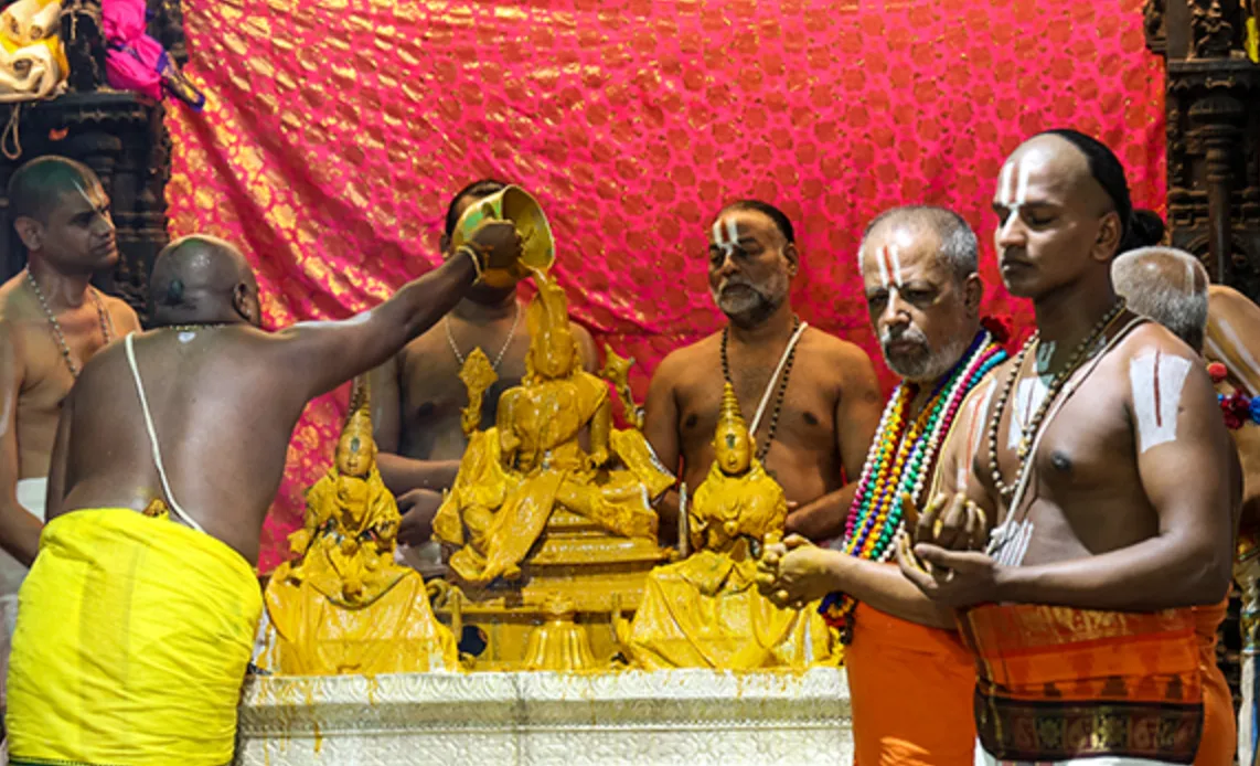 Kavacha Pratishtha Mahotsavam Performed on Second Day of Sri Govindaraja Swamy Jyeshtabhishekam
