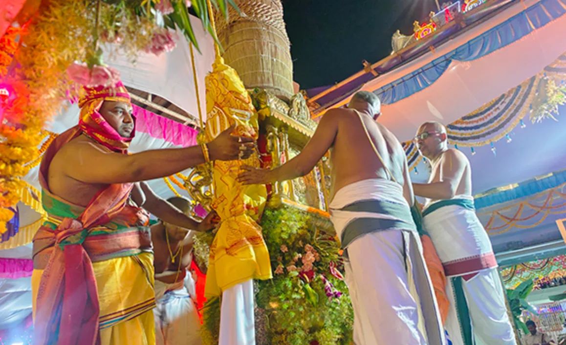 Dhwajavarohanam Marks Grand Conclusion of Appalayagunta Sri Prasanna Venkateswara Swamy Brahmotsavams