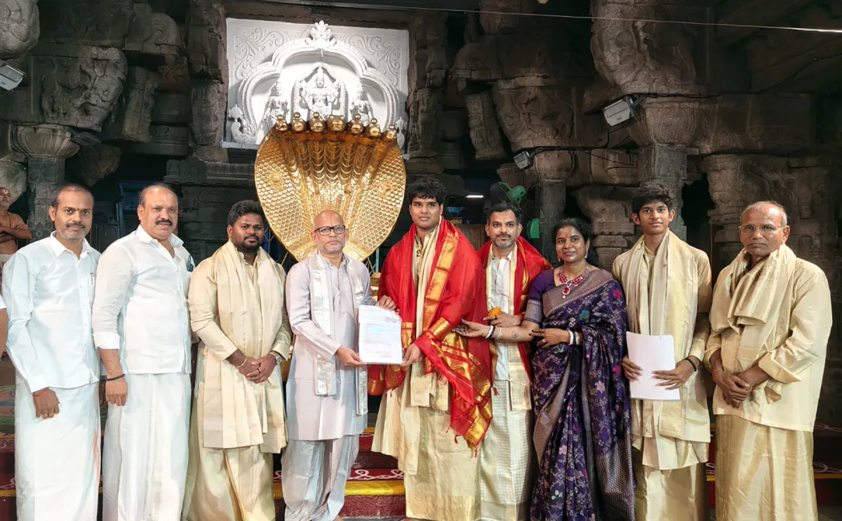 Hyderabad-Based Trinity Combine Donates ₹2 Crore to TTD Sri Venkateswara Pranadana Trust