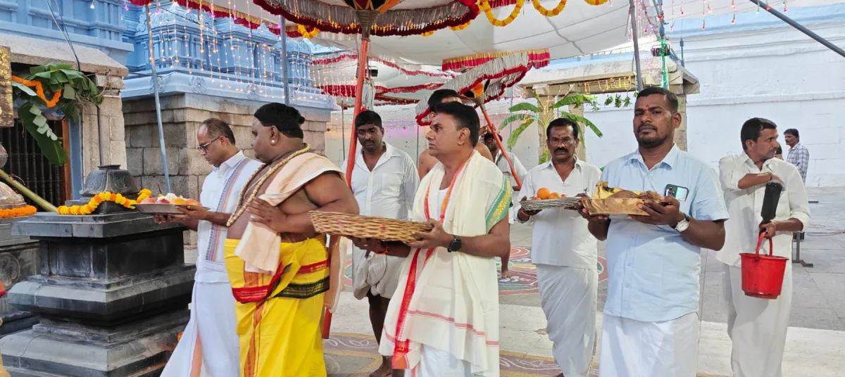 Sri Pattabhirama Swamy Pattabhishekam Mahotsavams Begin at Valmikipuram
