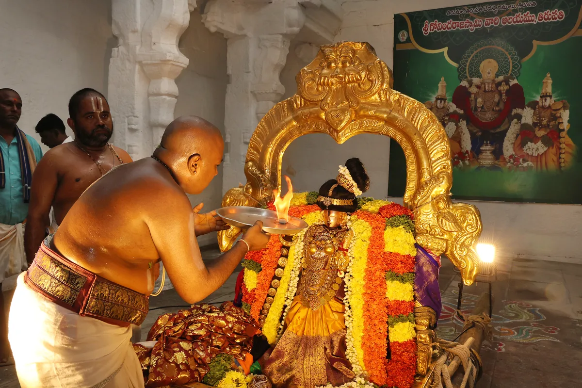 Sri Andal Thiruvadipuram Utsavam at Govindaraja Swamy Temple from August 5 to 14