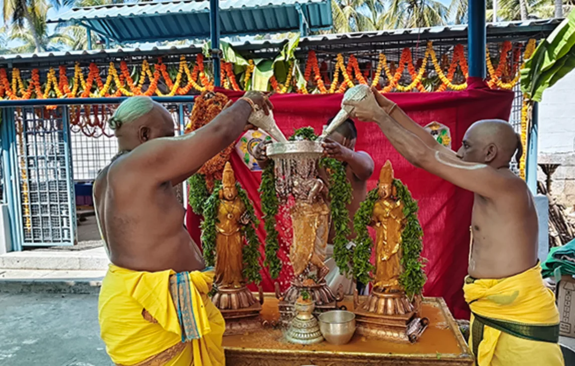 Karvetinagaram Sri Venugopalaswamy Temple Pavitrotsavams Conclude with Poornahuti