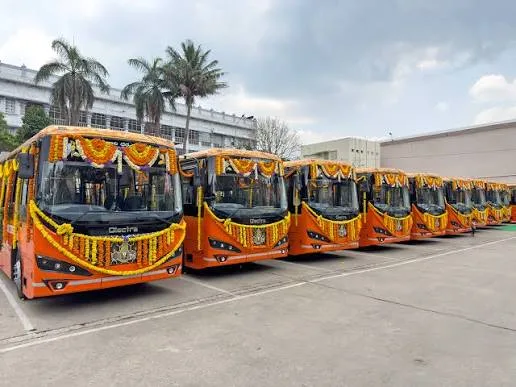 15 of 25 Electric Dharma Rathams Donated by Anant Ambani Reach Tirupati