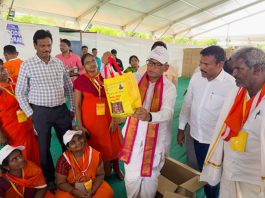 ADDL EO INSPECTION OF FOOD PREPARATION AT KALYANA VEDIKA