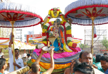 Lord Kodandarama Adorned in Kaliyamardana Alankaram – 8th‑Day Vahana Seva at Ontimitta Lord Kodandarama Adorned in Kaliyamardana Alankaram – 8th‑Day Vahana Seva at Ontimitta