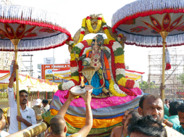 Lord Kodandarama Adorned in Kaliyamardana Alankaram – 8th‑Day Vahana Seva at Ontimitta