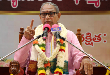Brahmasri Chaganti Koteswara Rao Emphasizes Dharma as the Foundation of Human Progress and Devotion Nitya Jeevitamlo Dharmacharana