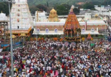 19 April 2026 Tirumala Darshan Statistics – 78,586 Pilgrims, 29,232 Tonsures, 3.27CR Hundi, 5‑Hour Queue Tirumala Darshan Statistics
