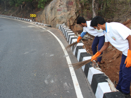 road leading from Tirumala to Tirupati