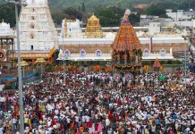 12 April 2026 Tirumala Darshan Statistics – 77,743 Pilgrims, 30,276 Tonsures, 3.59CR Hundi, 8‑Hour Queue tirumala piligirms